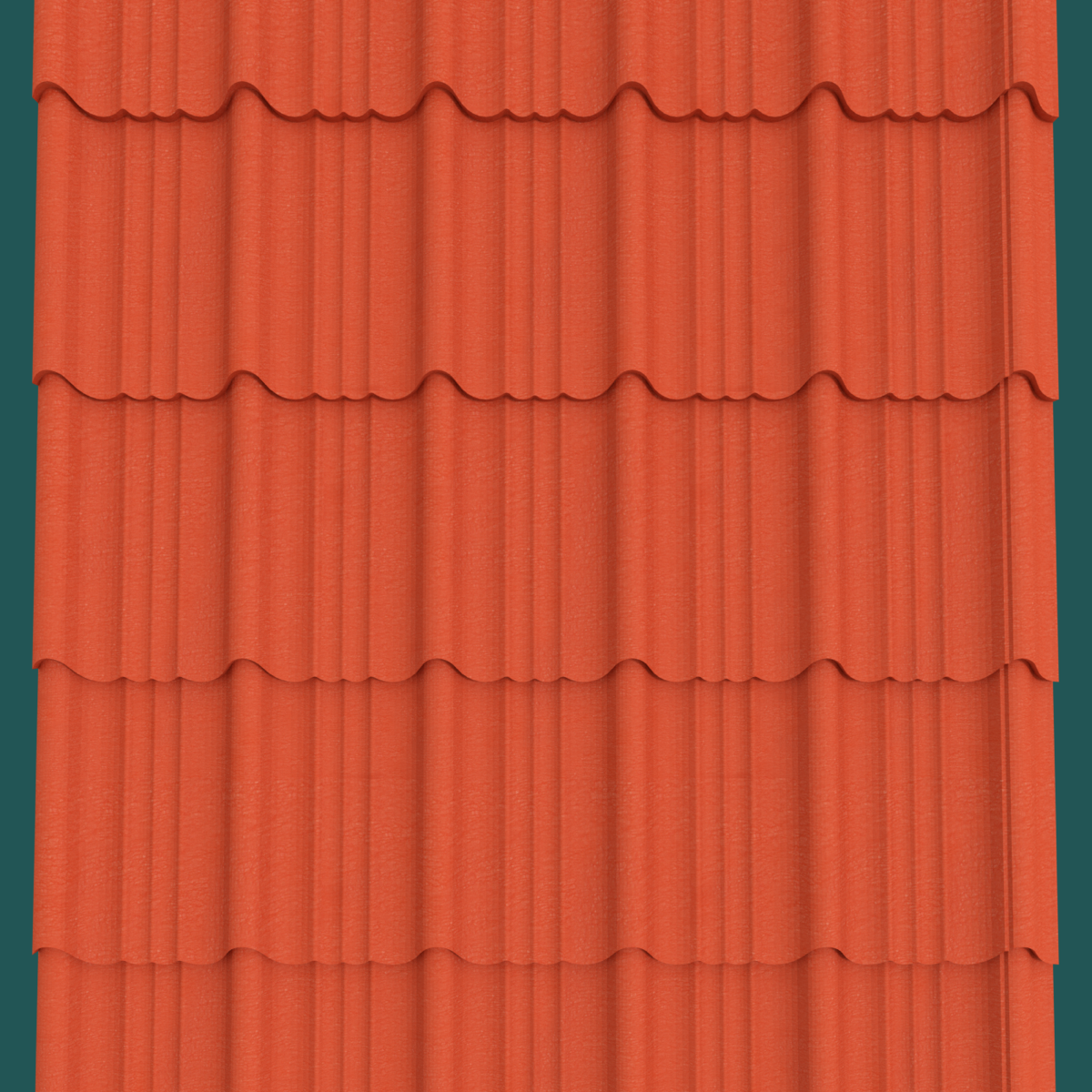 Versatile 28G Tile Red Textured Roofing Sheet